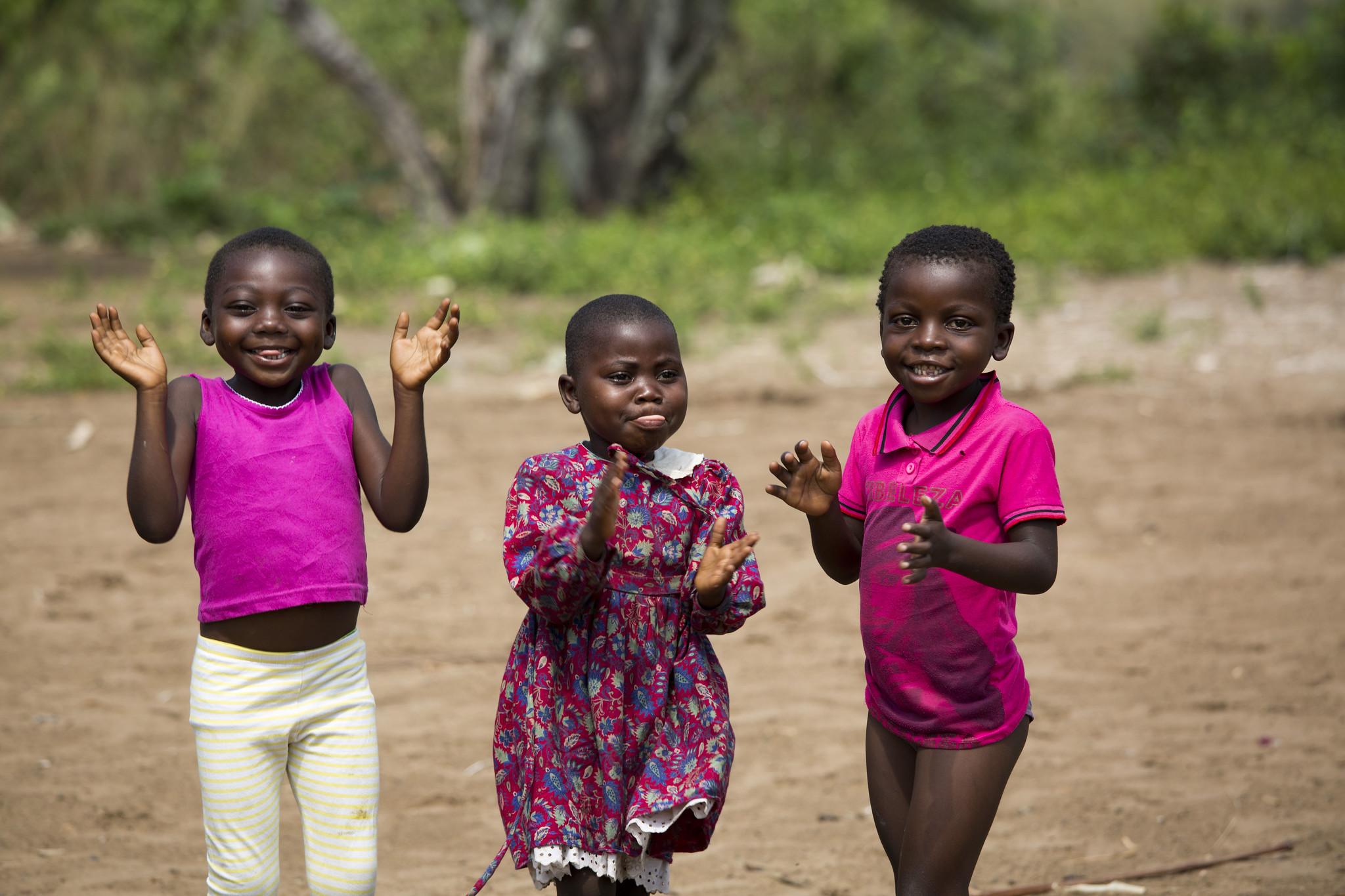 Les enfants de la RDC s'amusent