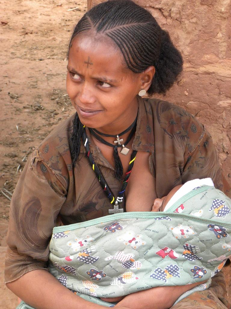 Mother breastfeeding.