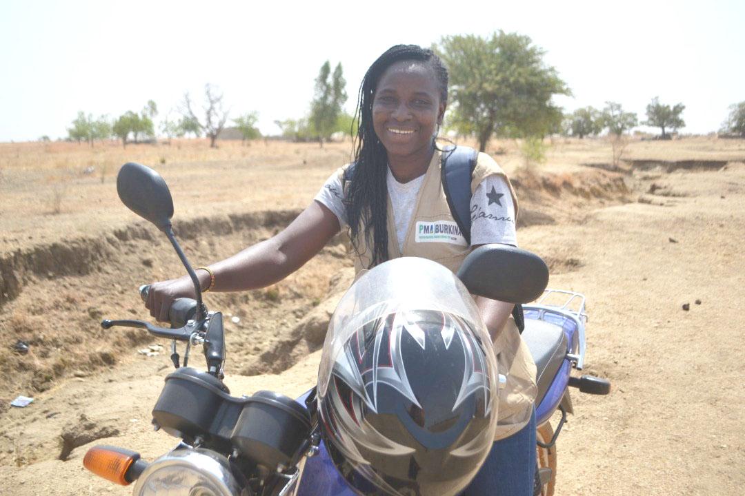 L'ER du Burkina Faso à moto