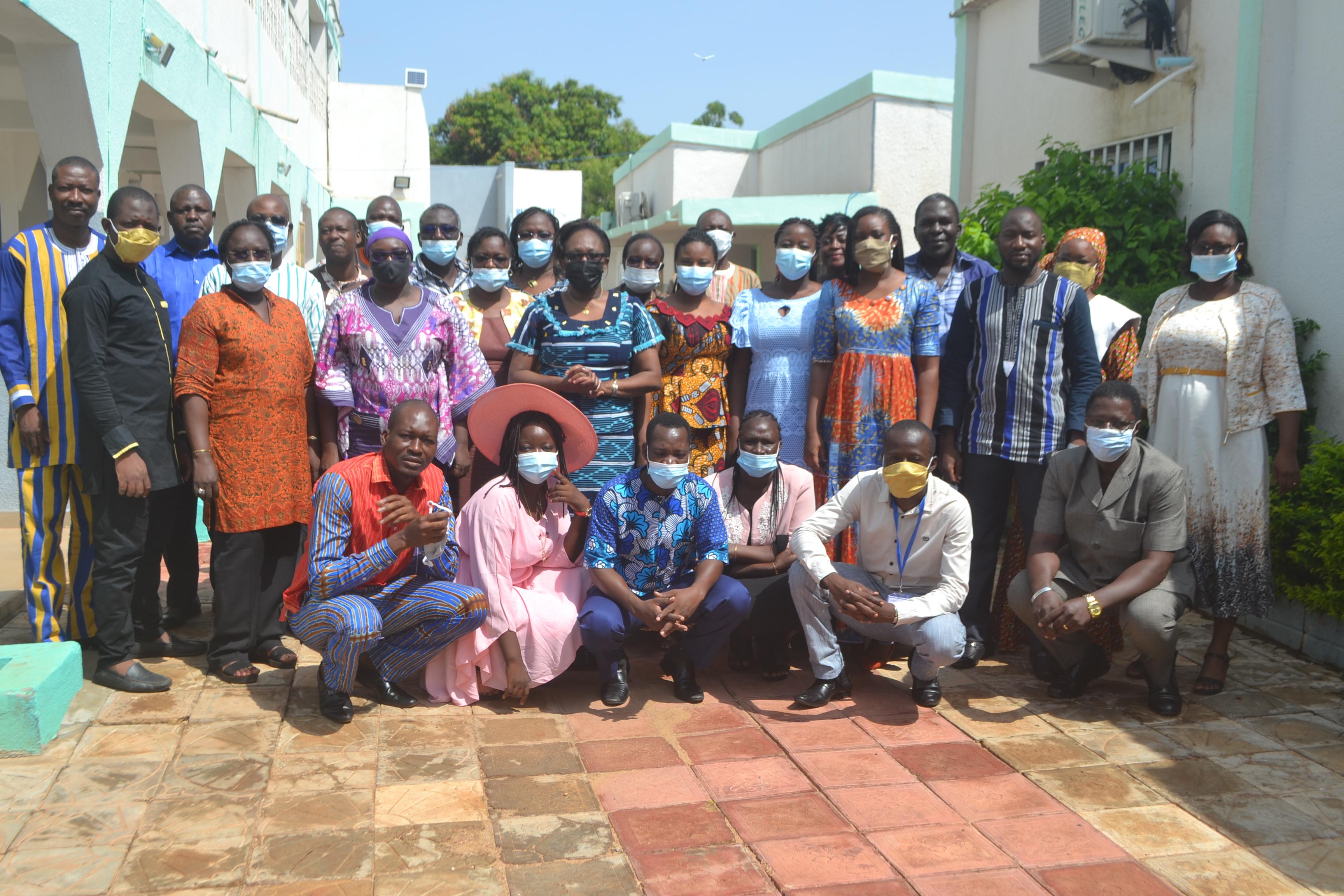 Participants à la réunion sur la planification familiale au Burkina Faso