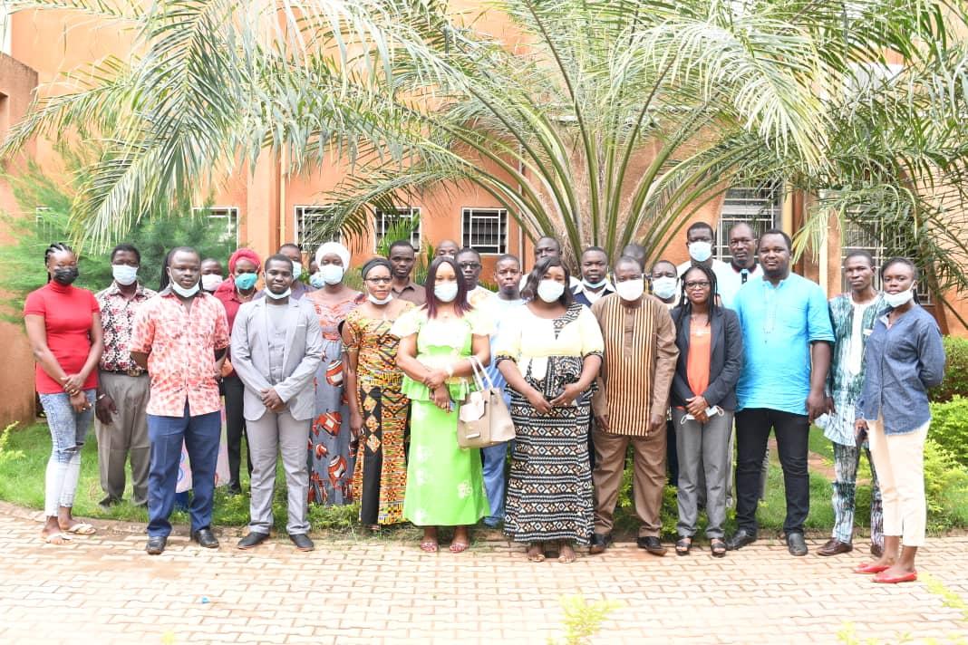 Participants à la réunion de l'AJCPD du Burkina Faso